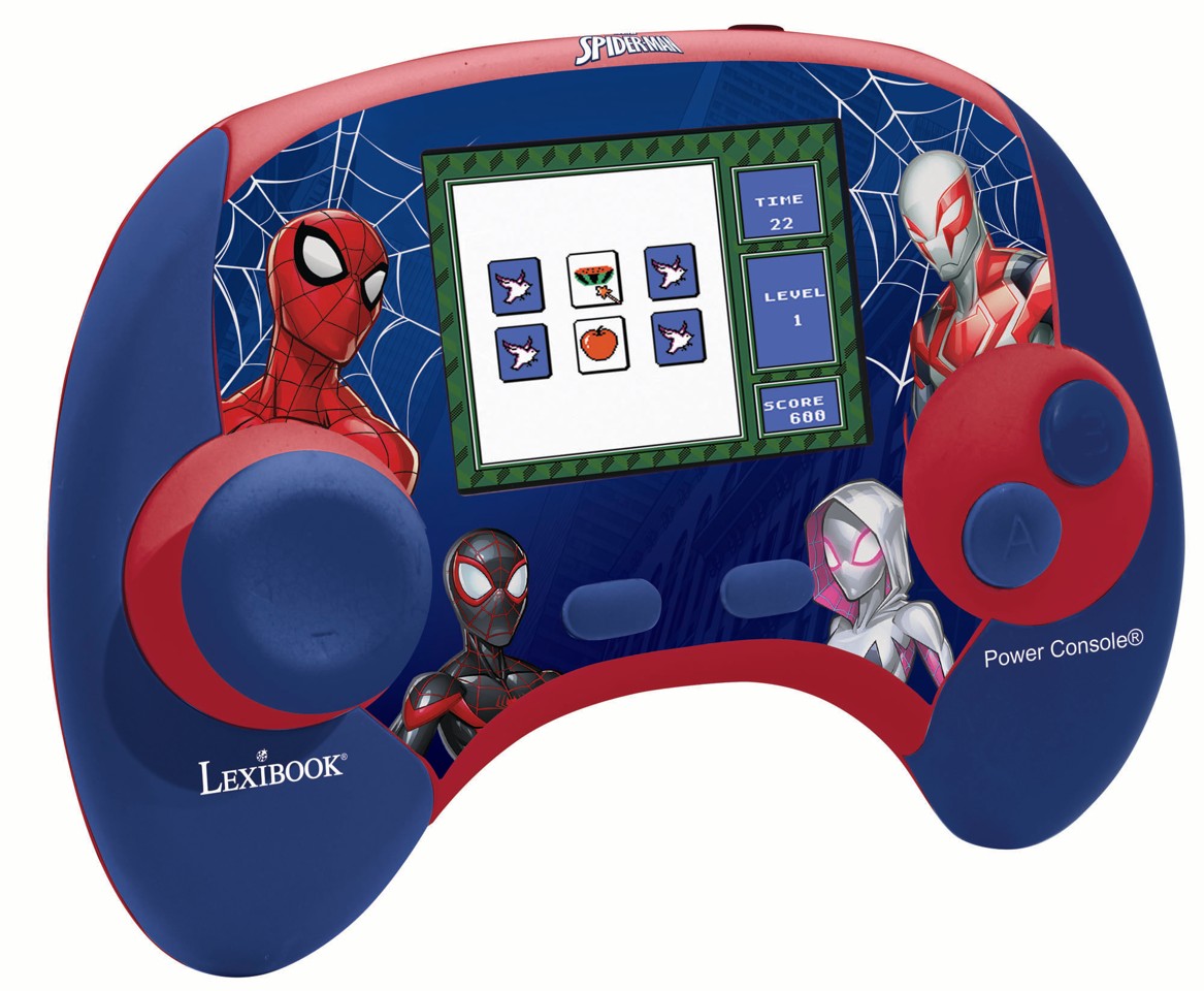 Lexibook - Spider-Man Educational tosproget konsol med LCD-skærm (EN/FR)