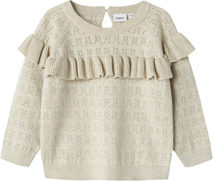 Name It NBFOSILLA LS KNIT Peyote melange