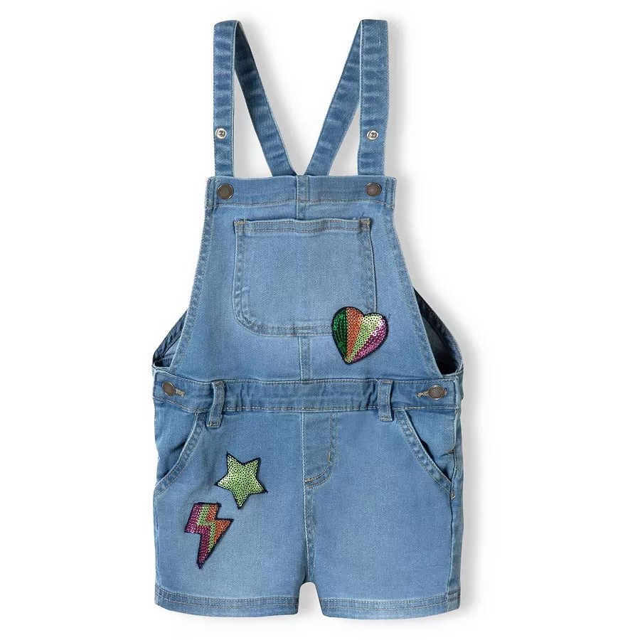 MINOTI Jeanslatzhose Denim-Blau