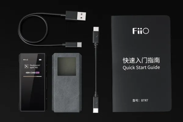 FiiO BTR7, 3,5 mm, AAC, SBC, 0,00055%, QCC5124, SBC, AAC, aptX, aptX-LL, aptX-HD, LDAC, Sort