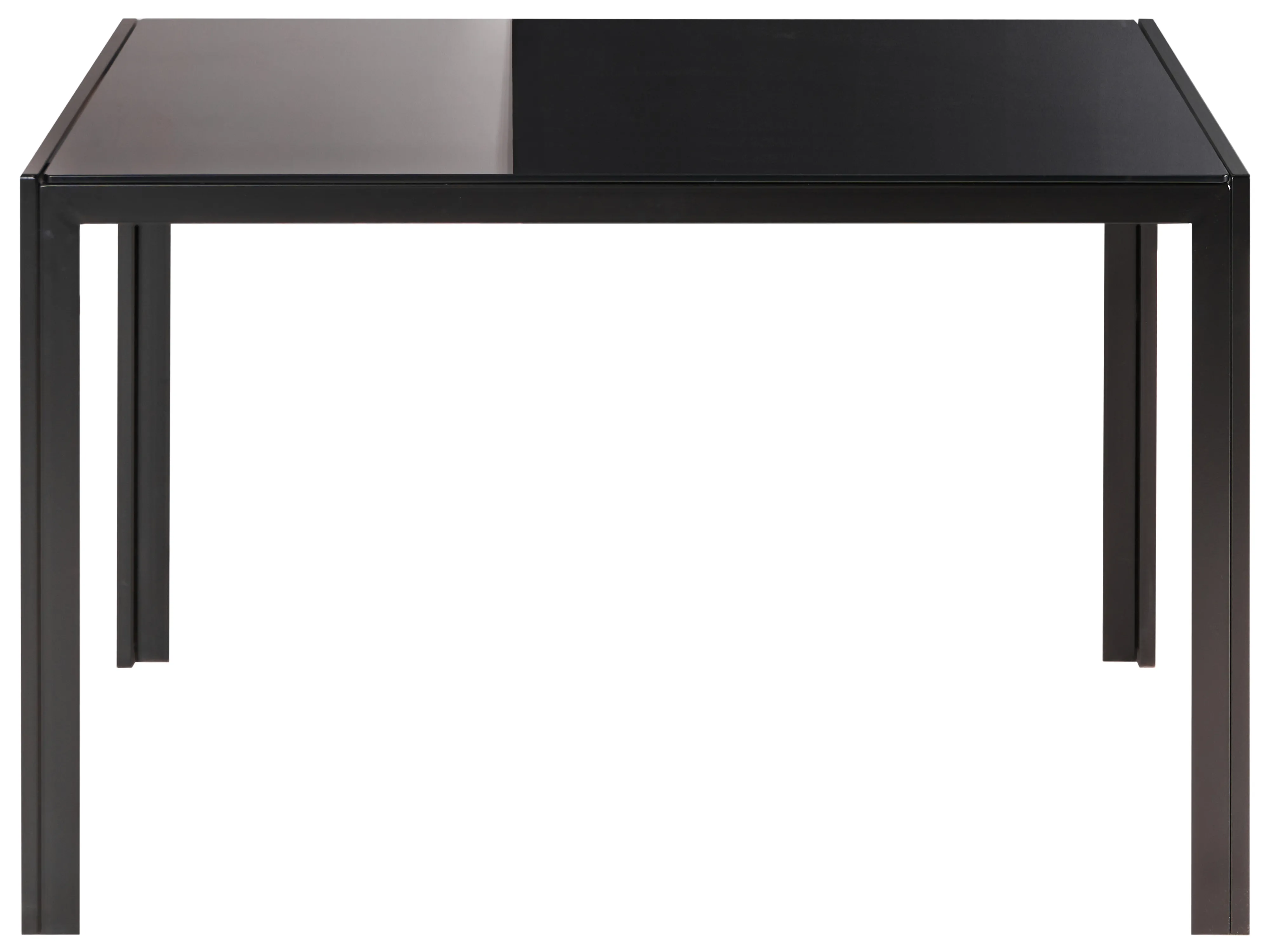 Eettafel LAVOS Zwart 80 cm Veiligheidsglas 120 cm