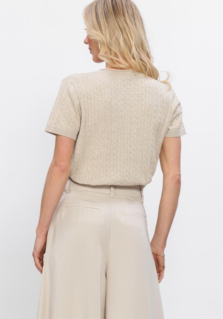 beige bruuns bazaar top anemonebbglenda knit