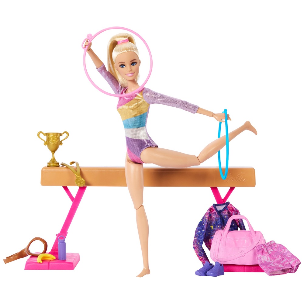 Barbie-Gymnastikpuppe und Spielset