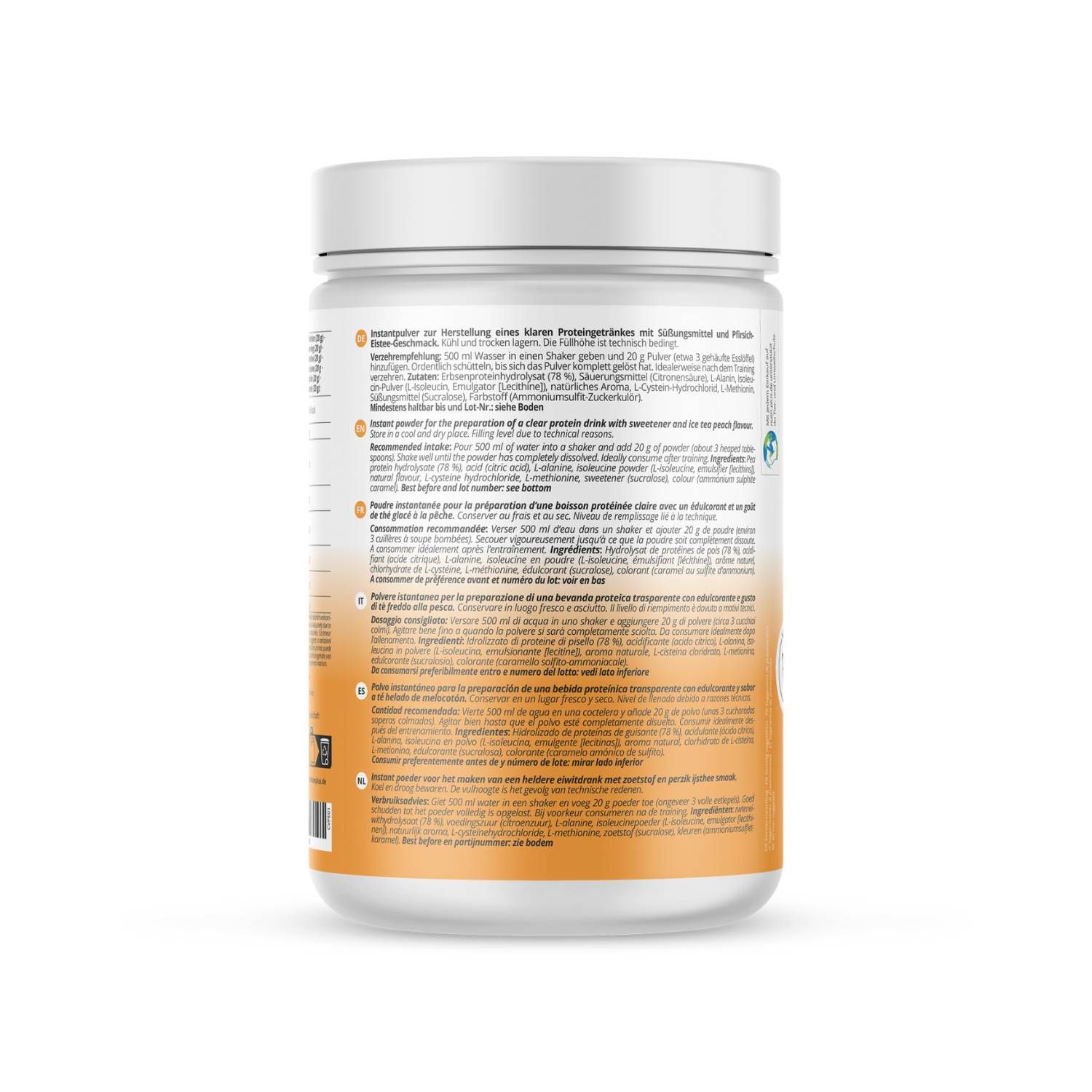Nutri+ Clear Vhey Protein Pulver 400g - Whey Alternative