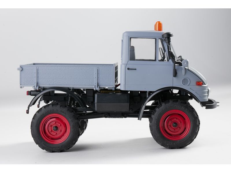 FMS Scale Crawler FXC24 Unimog 421 Grau, RTR, 1:24 FCX24 Mini Rock Crawler mit detaillierter Unimog Karosserie und 2-Gang Getriebe
