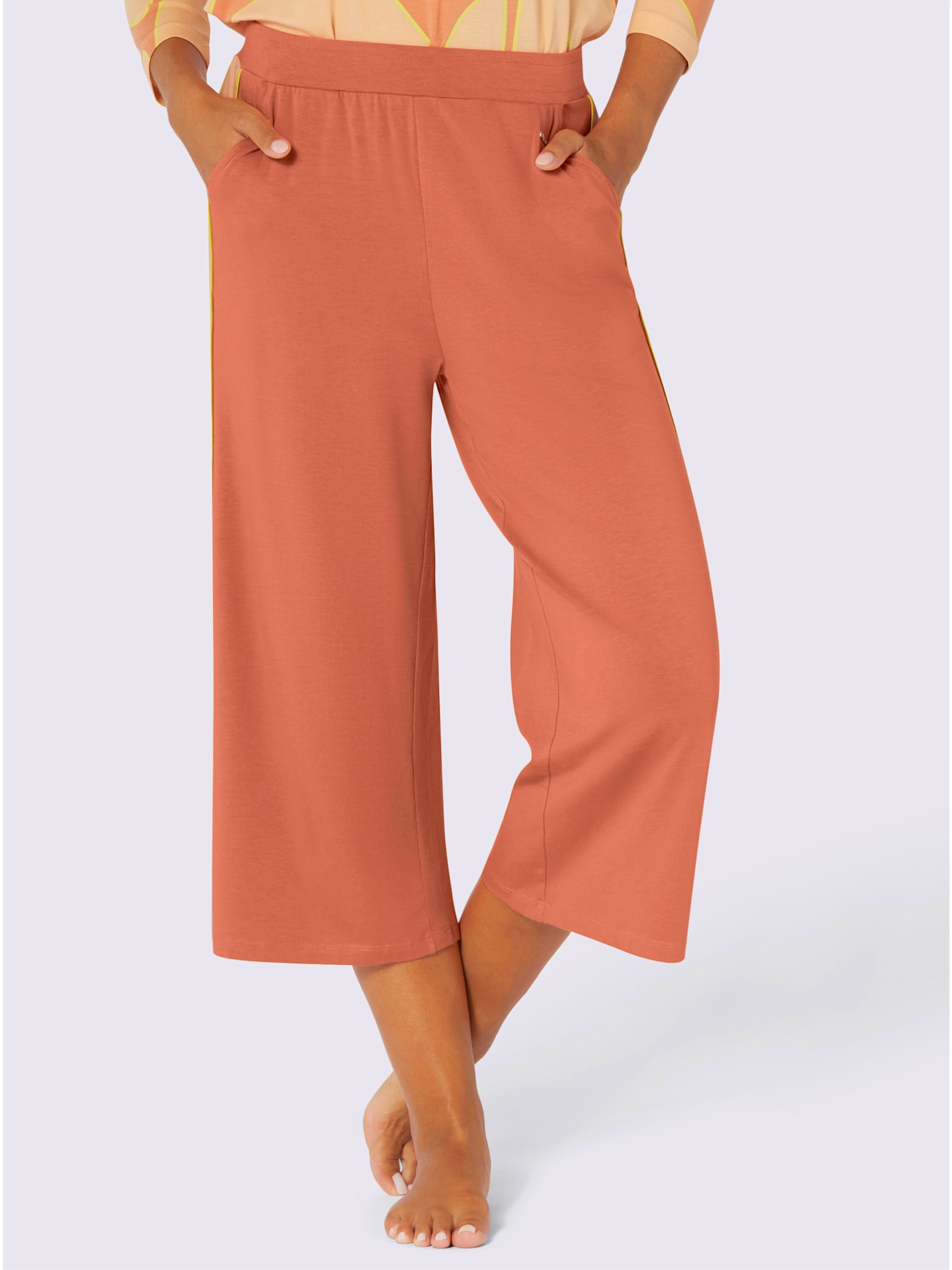 Legging 3/4 jersey fin