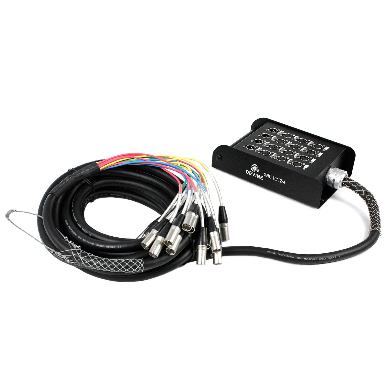 Devine SNC-10-12-4 Stagesnake XLR multikabel 12-weg 10 meter