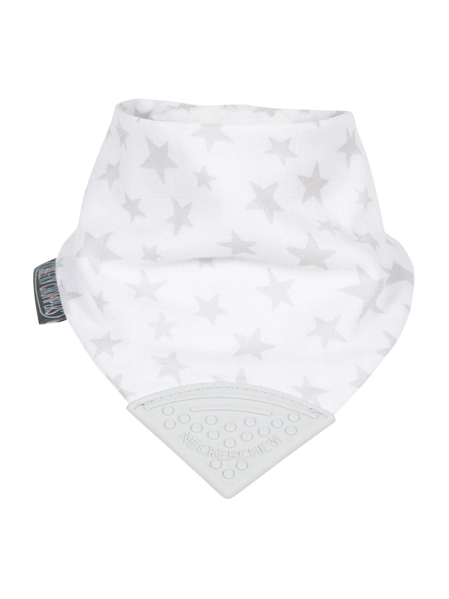Dieren en wolken - Cheeky Chompers 3 babyslabbetjes van 100% katoen
