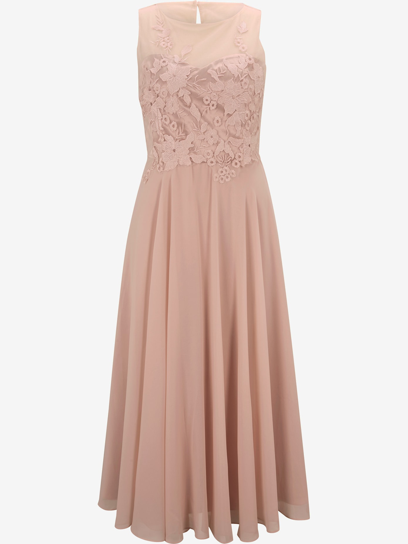 Robe de cocktail fermeture boutonnée dans le cou