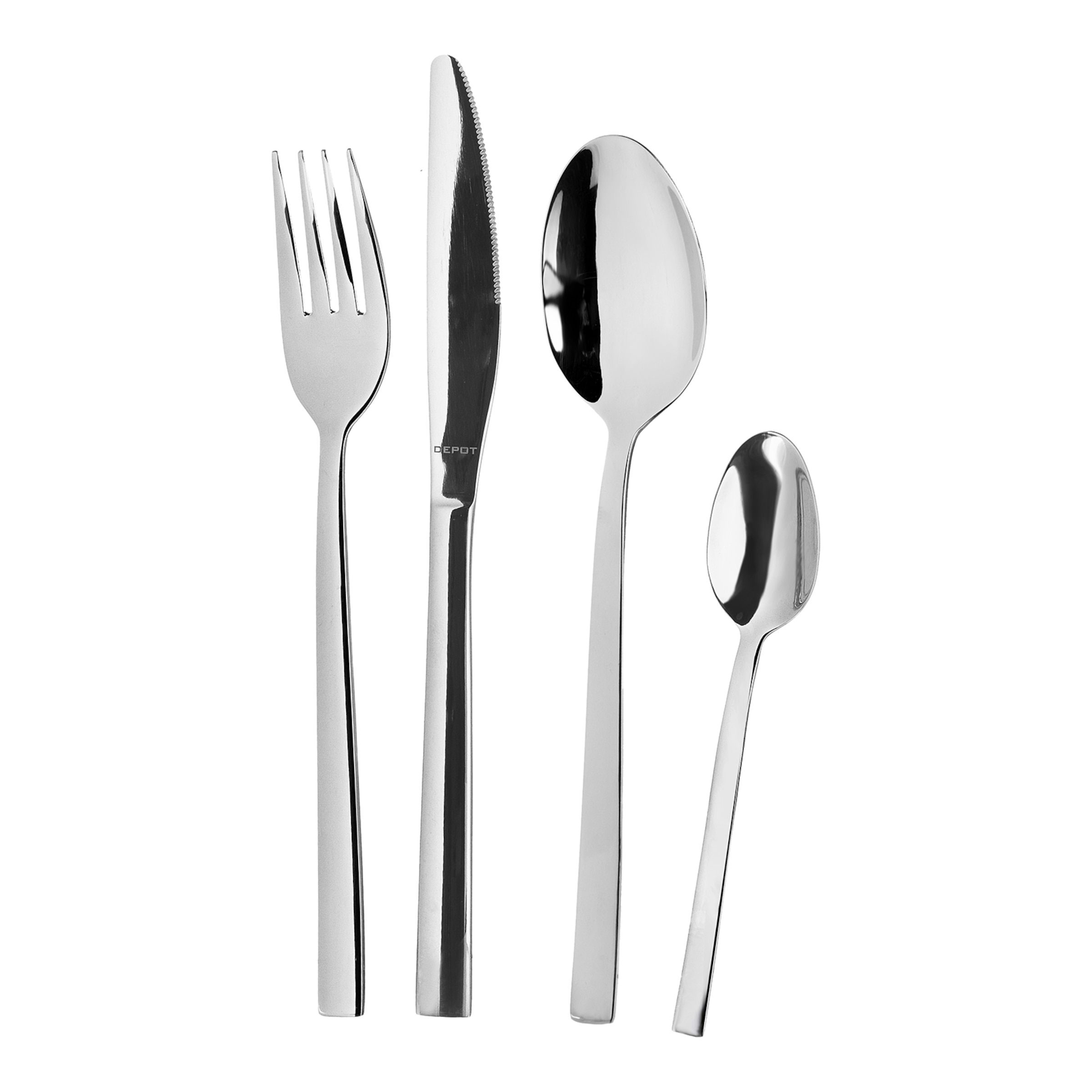 silber, 16-teilig