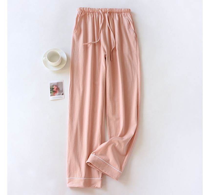 MelMount - Matching effen pyjamabroek voor koppels (verschillende ontwerpen)