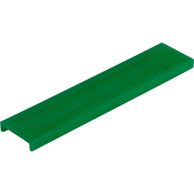 Kunststof tunnelblokje 22x5mm Groen