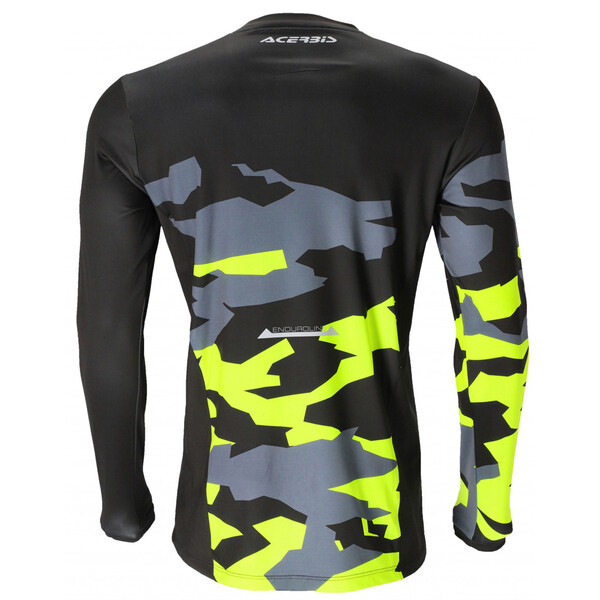 Acerbis - Maillot X-Duro Winter Camouflage Noir / Jaune