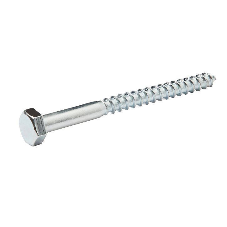 Tirefonds DIN 571 zingués 10x120 mm - 50 pièces