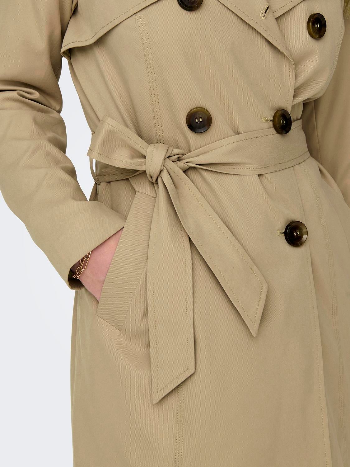ONLVALERIE Trenchcoat Ginger Root