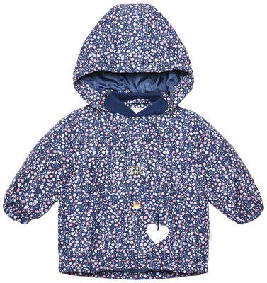 Petite Chérie Atelier Lola Jakke, Navy Small Flower