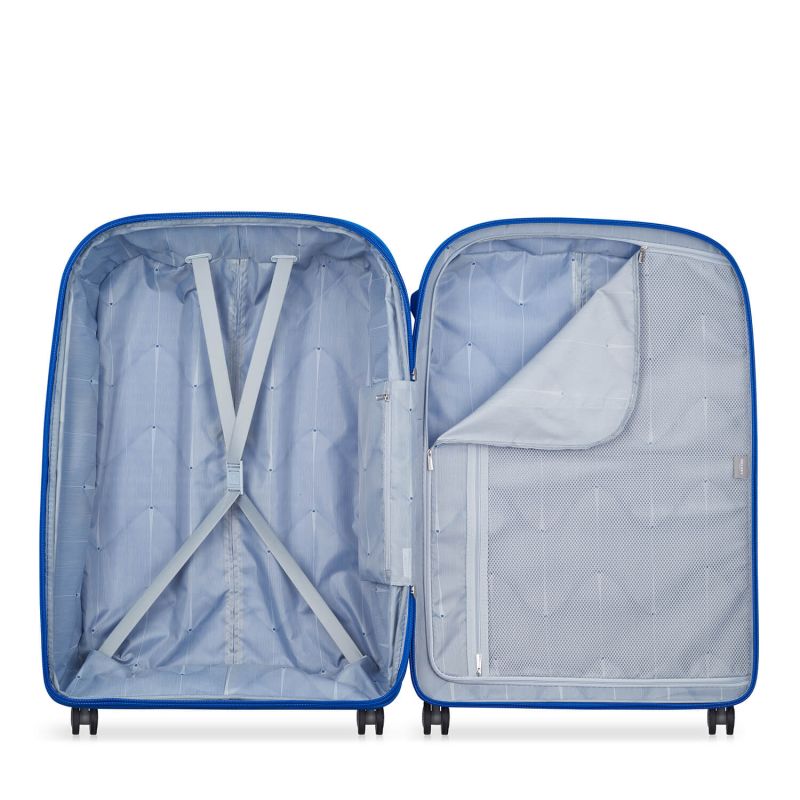 Valise rigide Clavel Extensible 76 cm Bleu électrique