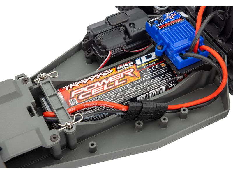 Traxxas Stadium Truck Rustler HD 2WD Orange, RTR, 1:10 2WD-Heckantrieb Truck mit Titan 12-Turn Brushed 550 Motor