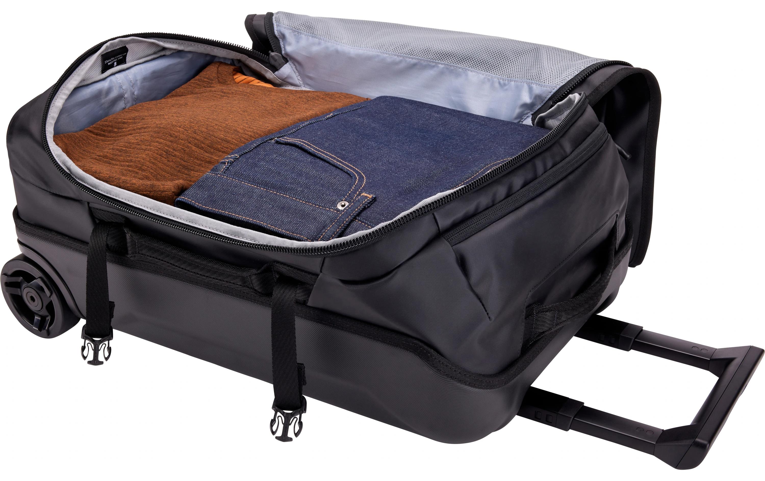 Reisekoffer Chasm 40 l, Black<br>Handgepäck-Reisekoffer mit Rollen