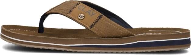 Clay Heren Leren Slippers Stijlvol Comfortabel