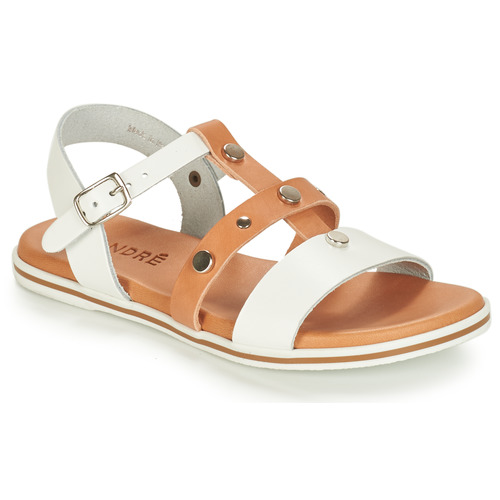 André - MILAN - Blanc / Camel