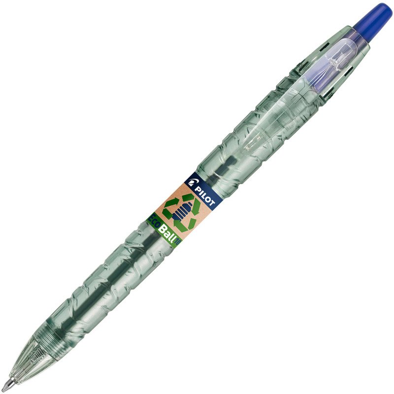 Pack de 10 stylos bille B2P Ecoball Pilot + 10 recharges dont 5 offertes
