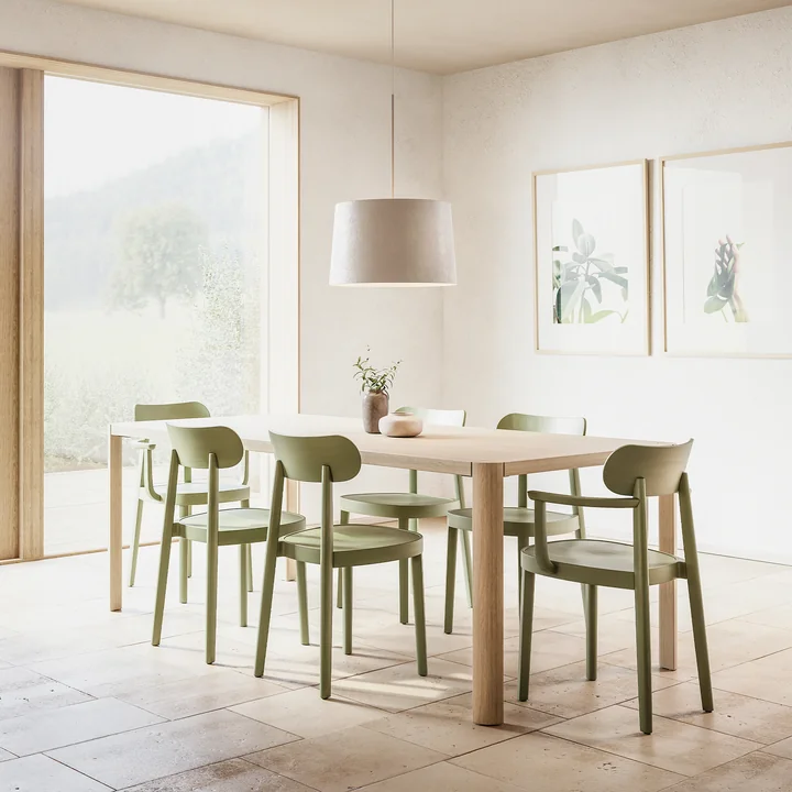 Thonet - Esstisch 1140 200 x 100 cm, Eiche