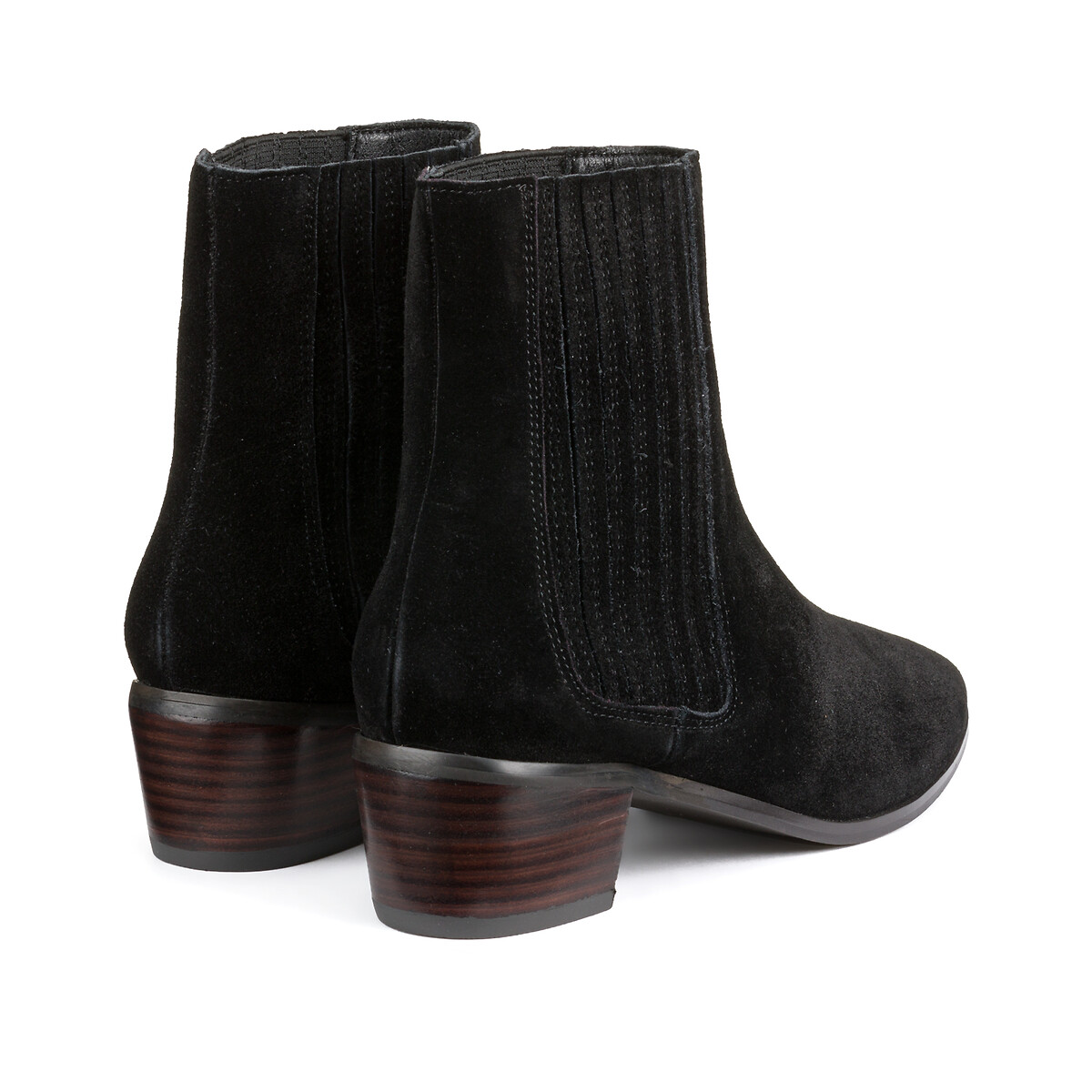 COLEÇÕES LA REDOUTE<br>Botas Santiag em camurça