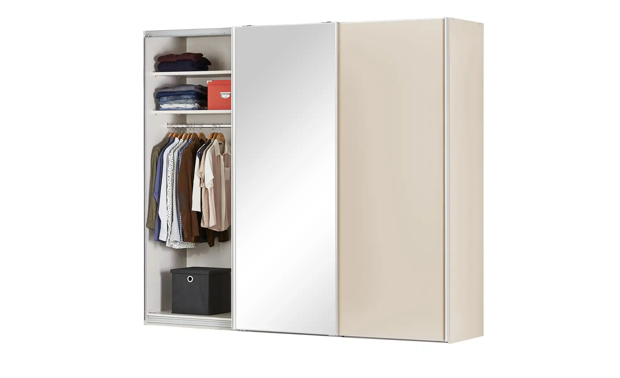 Schwebetürenschrank, 3-türig Duett
