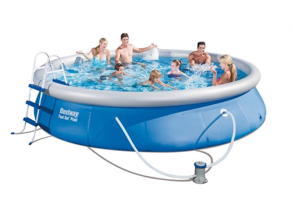 BASSENG BESTWAY FAST SET 9677L Ø457CM BLÅ