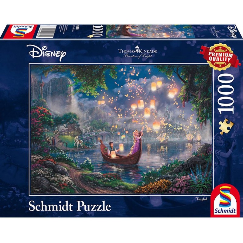 Puzzle 1000 pièces Kinkade - Raiponce