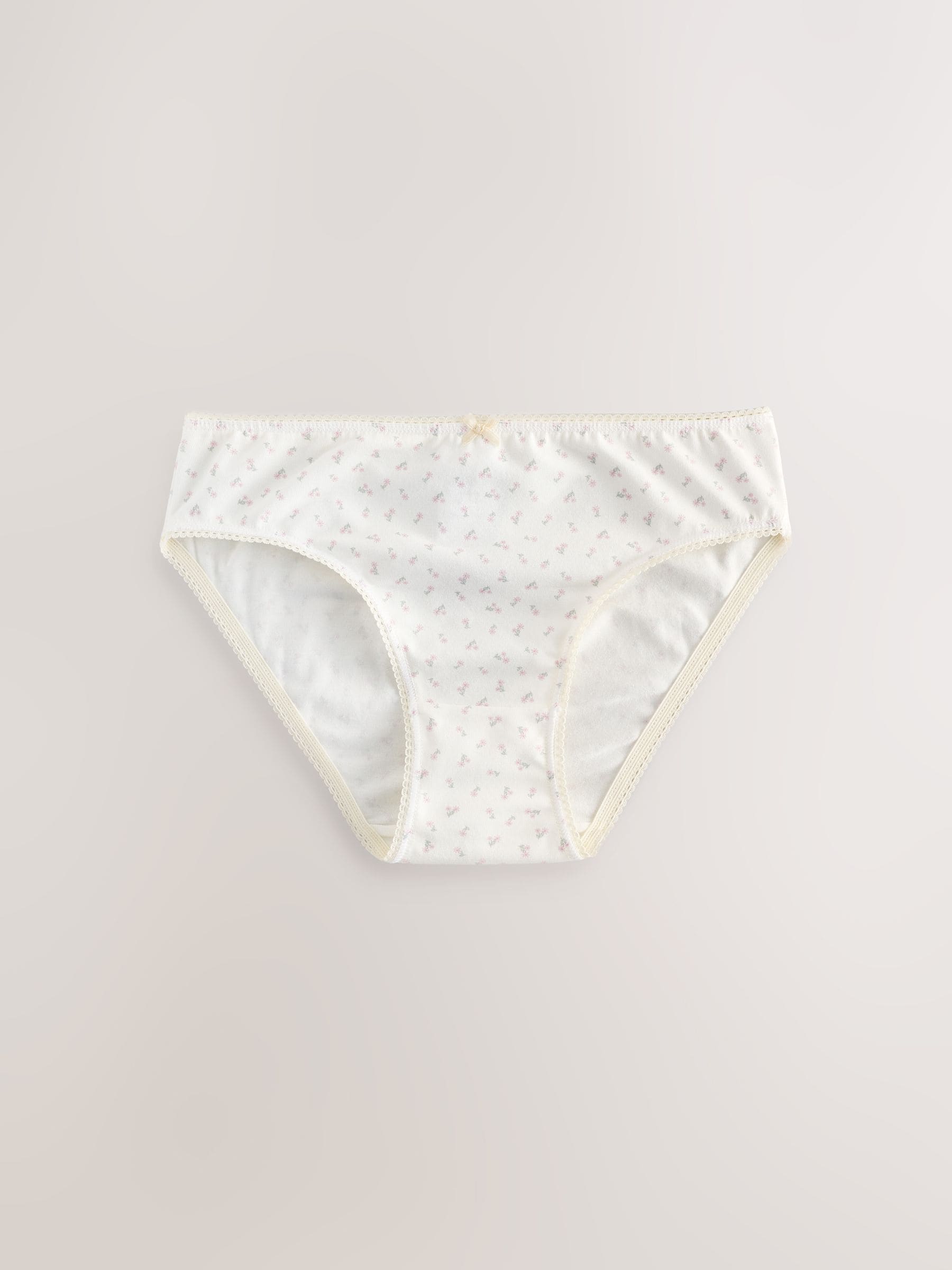 Ecru wit - Set van 5 Bikini Onderbroeken (1.5-16jr)