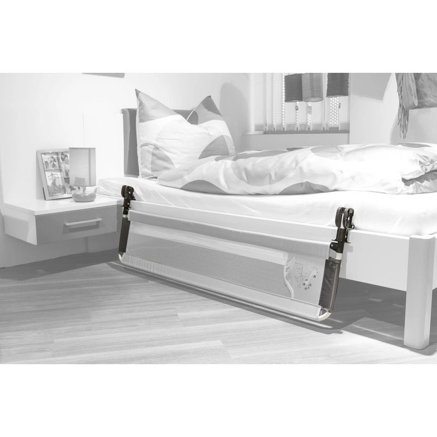 fillikid Bettgitter Alex 135 cm für Standard- und Boxspringbetten Grau