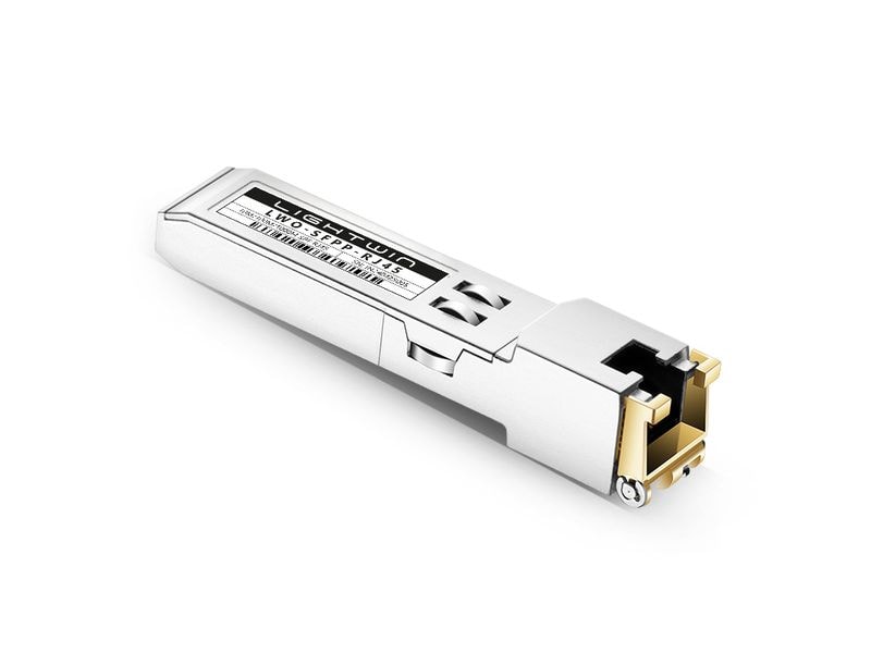 Lightwin Optics SFP Modul LWO-SFP-RJ45-M Gigabit SFP-Transceiver mit RJ45 Port