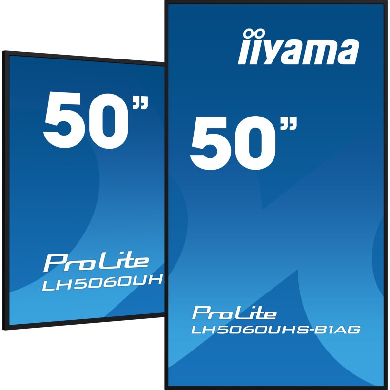 iiyama LH5060UHS-B1AG Écran d'affichage dynamique Carte A numérique 125,7 cm (49.5