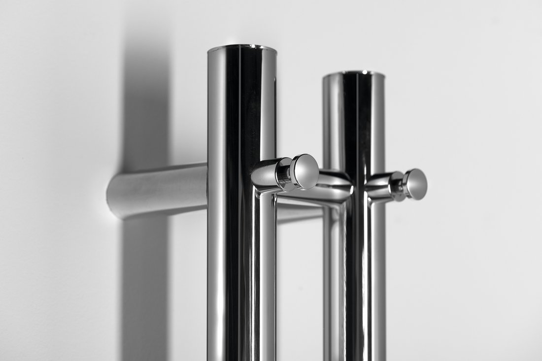 Sapho Papinado elektrische handdoekradiator 10.9x120cm chroom 40W