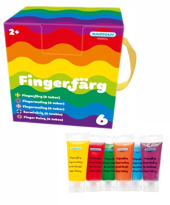 Kärnan Fingermaling 6 Tuber