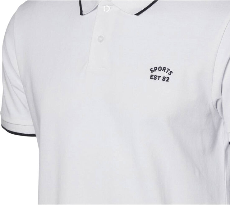 Etirel Logan Polo Pique Hvid