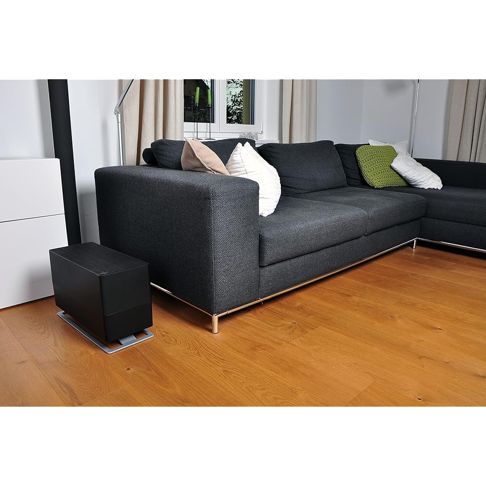 Humidificateur d'air Oskar big de Stadler Form, humidificateur à économie d'énergie pour des pièces jusqu'à 100 m², humidificateur avec arrêt automatique, LEDs à intensité variable, noir : Cuisine et Maison