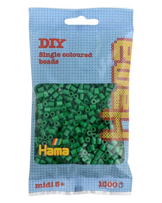 Hama® Bügelperlen Perlen, grün 1.000 Stück