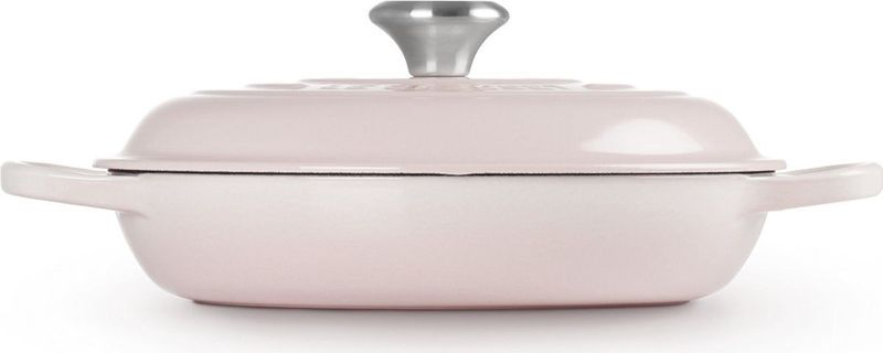 Le Creuset - Braadpan Signature - Campagnard - Shell Pink - Gietijzer