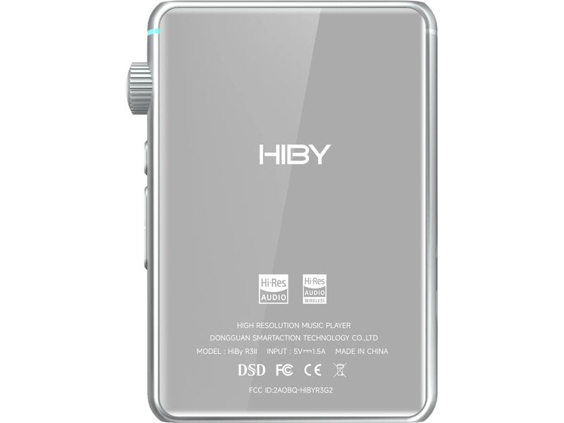 HiBy HiRes-Player R3 II 2025 Silber Hi-Res Musik-Player mit Bluetooth und WiFi