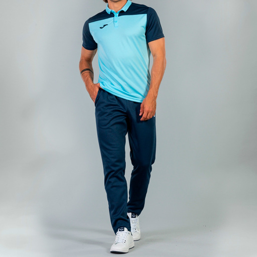 Polo de manga curta Joma Hobby II azul marinho