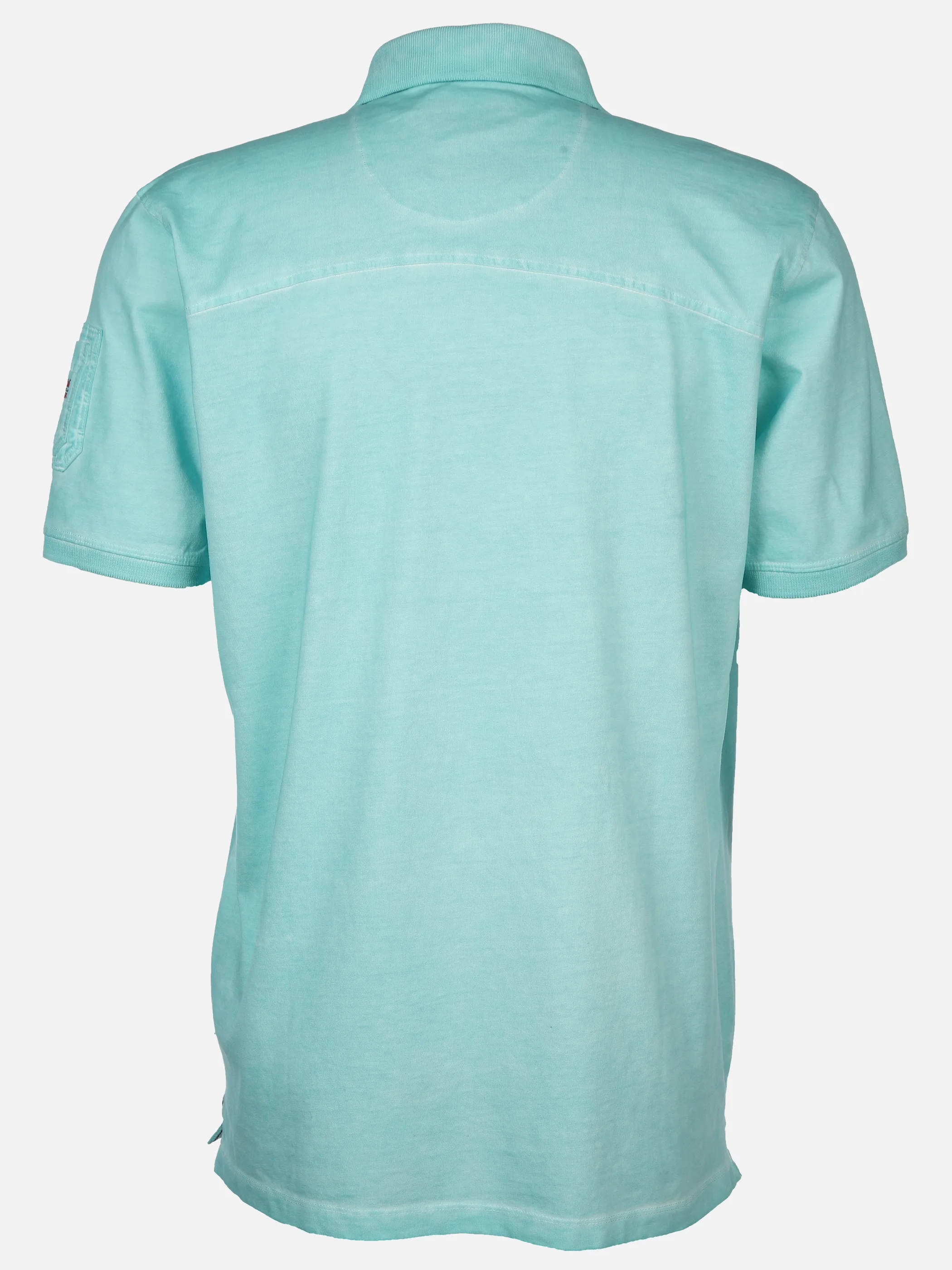 Herren Poloshirt im Used Look