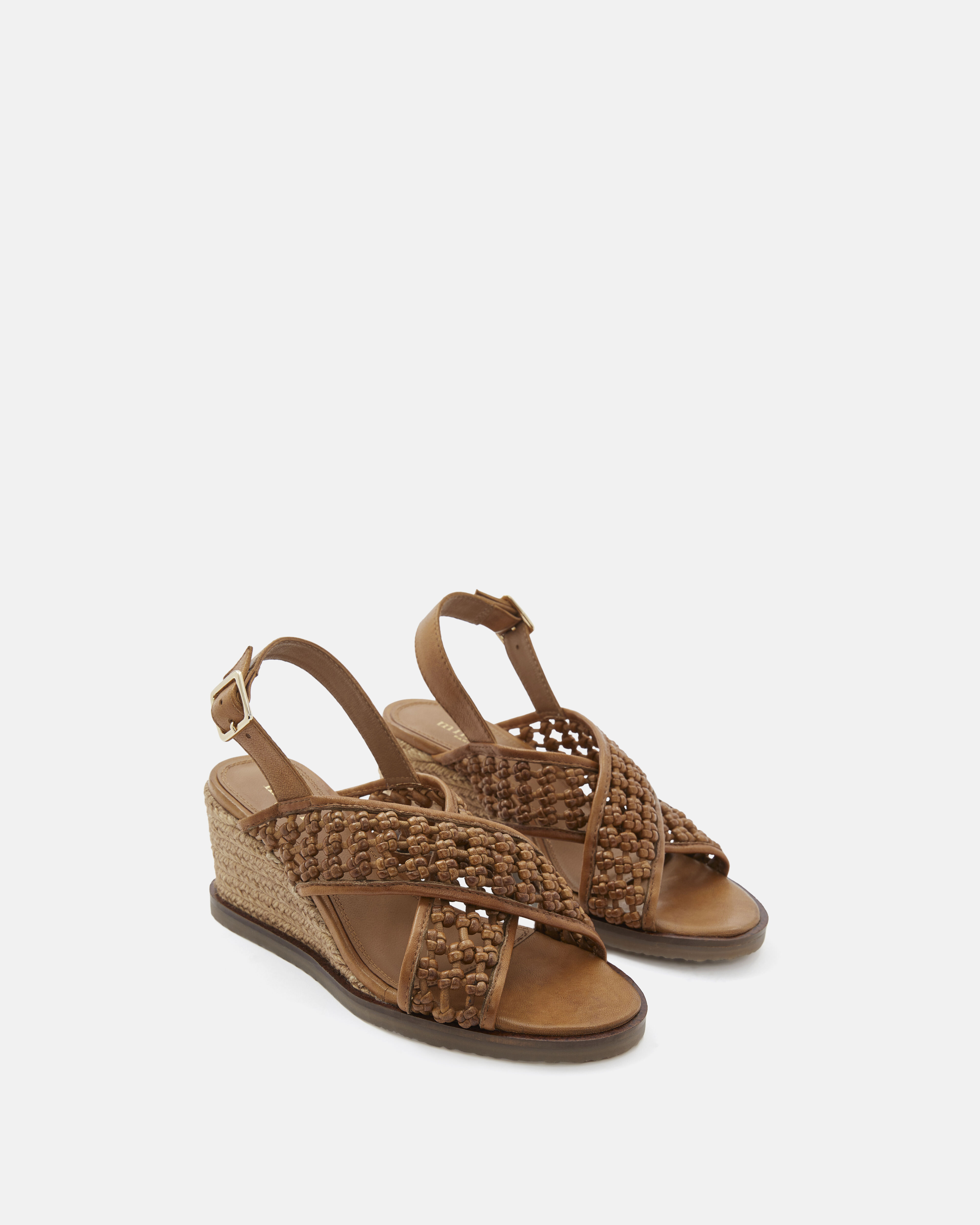 SANDALE COMPENSEE FORAMA Cuir