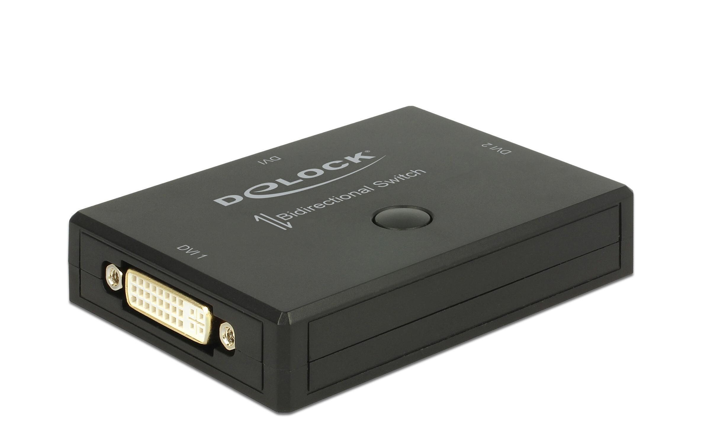 DVI-Switch 2in/1Out, 1in/2Out 4K/30HzBidirektionaler Umschalter