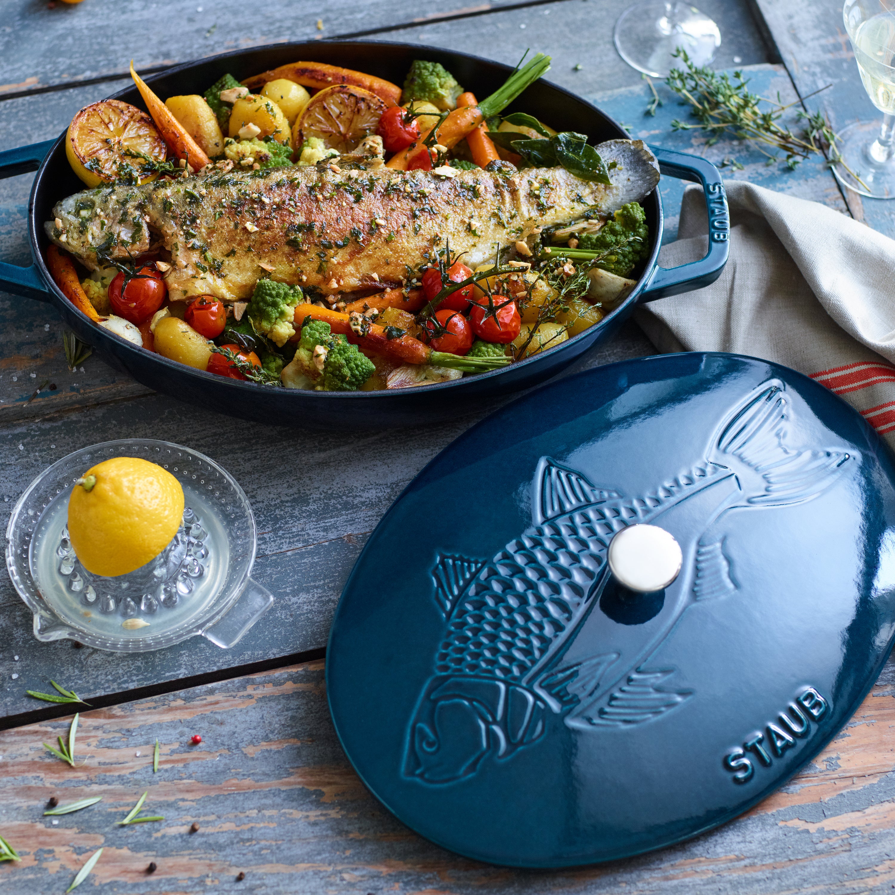 Staub Vispan Ã 33 cm - La Mer