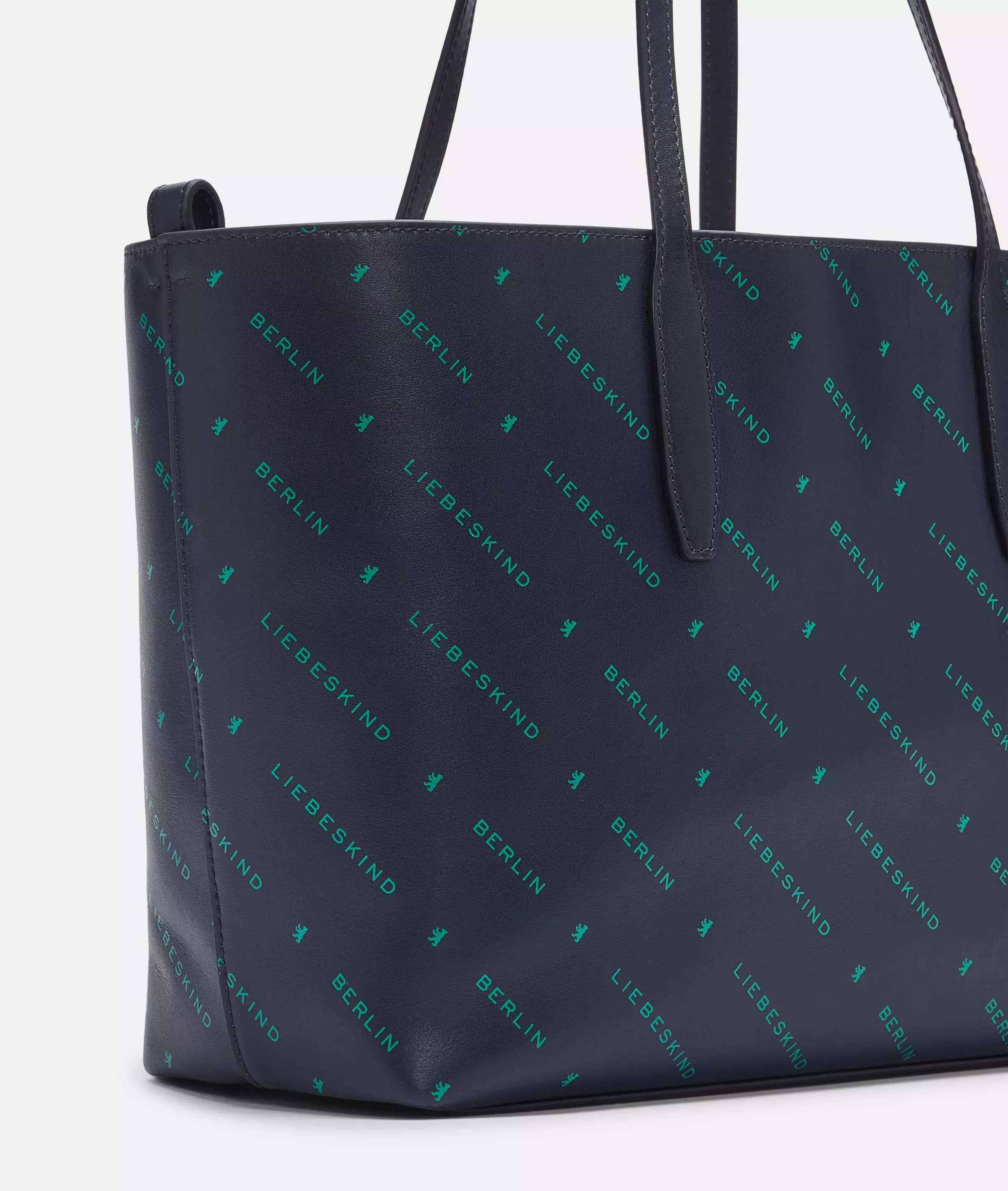 Monogram Shopper M Nappa leather shopper with Liebeskind Berlin lettering