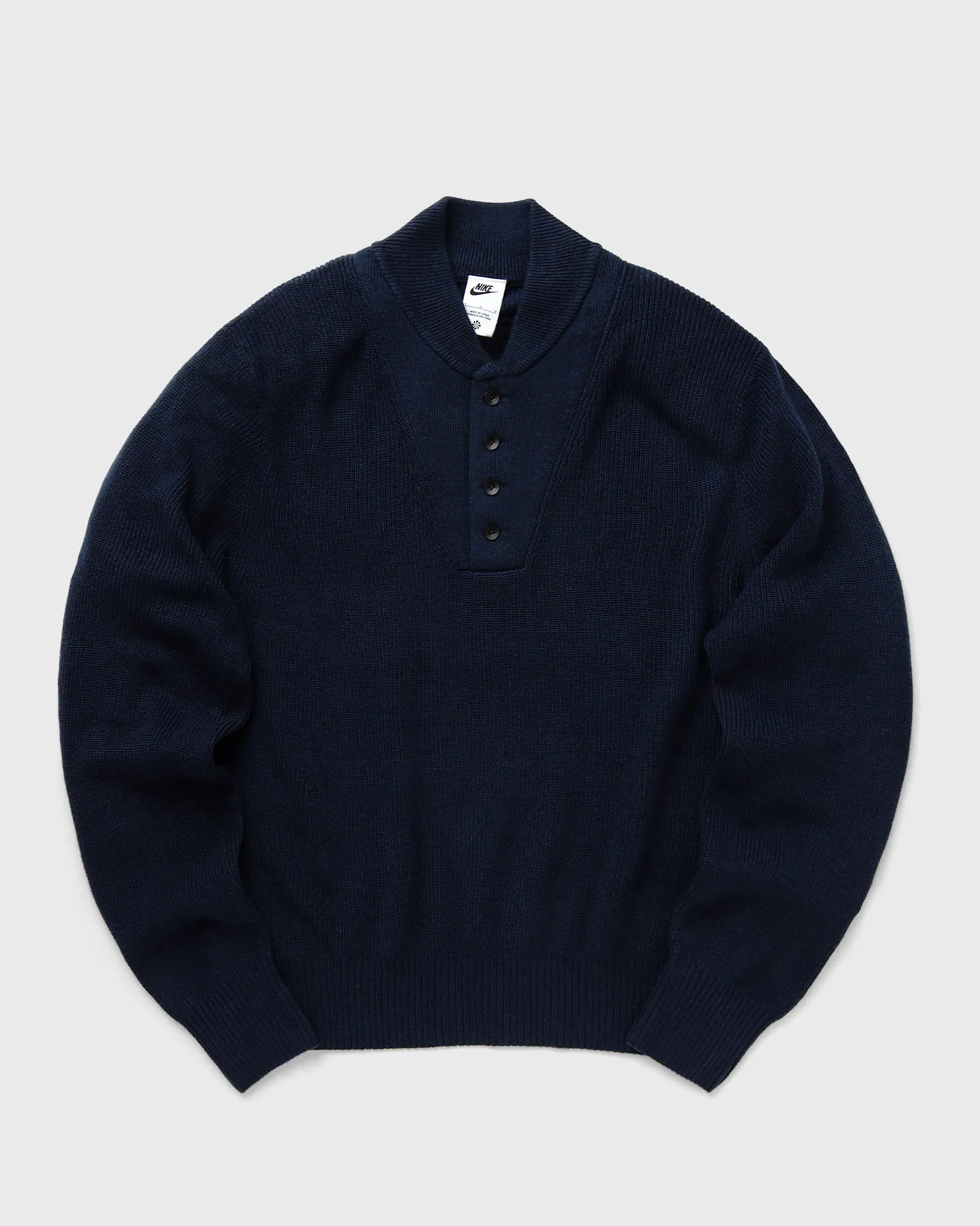 Nike LIFE LONG-SLEEVE MILITARY HENLEY JUMPER