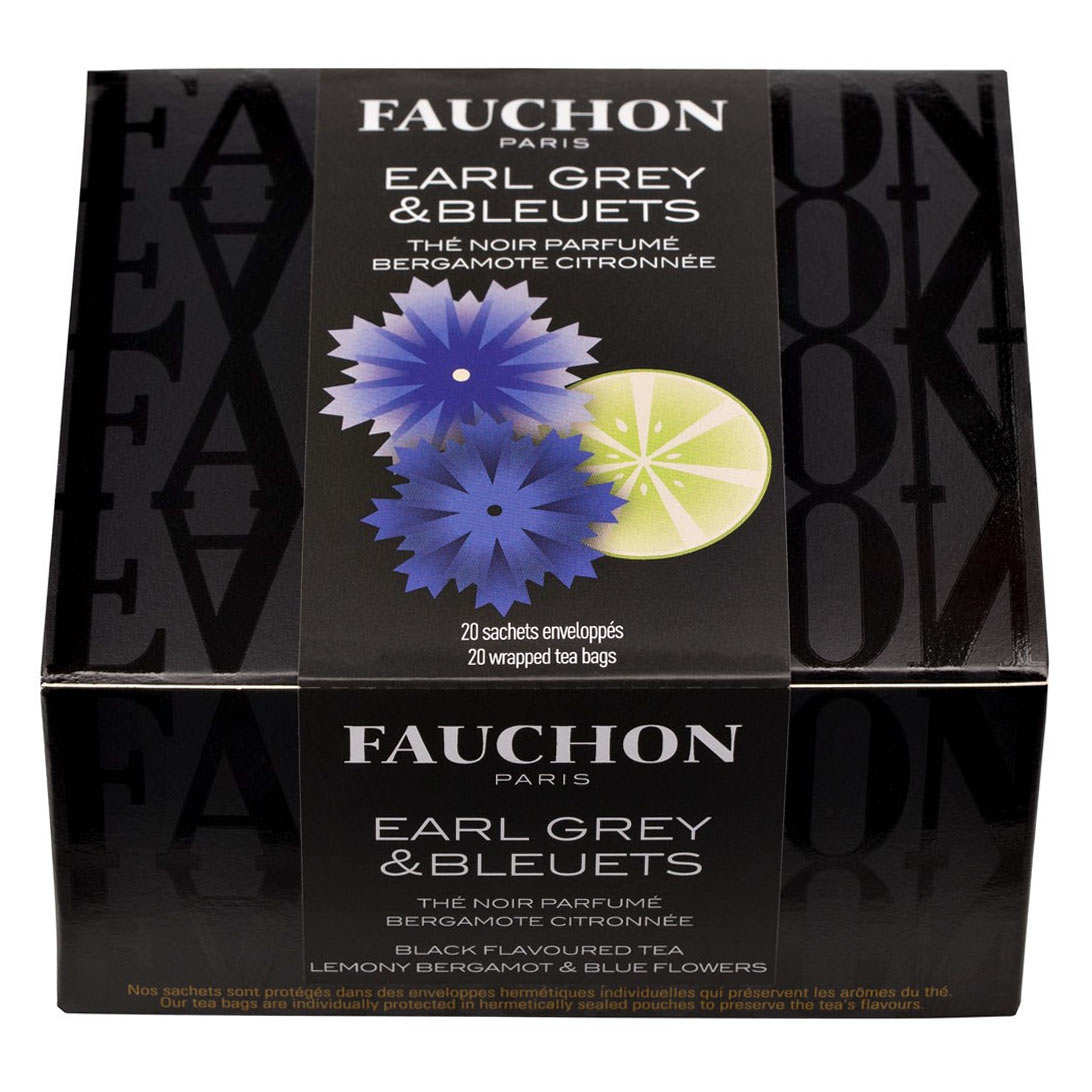 Thé Earl Grey & Bleuets de Fauchon - Sachets
